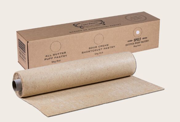 Pastry, Spelt Wholemeal Puff Roll 5kg Careme