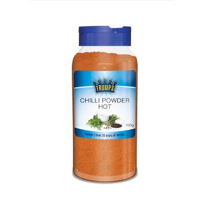Chilli Powder Hot 450gm Cannister Trumps (VG) (GF) (H)