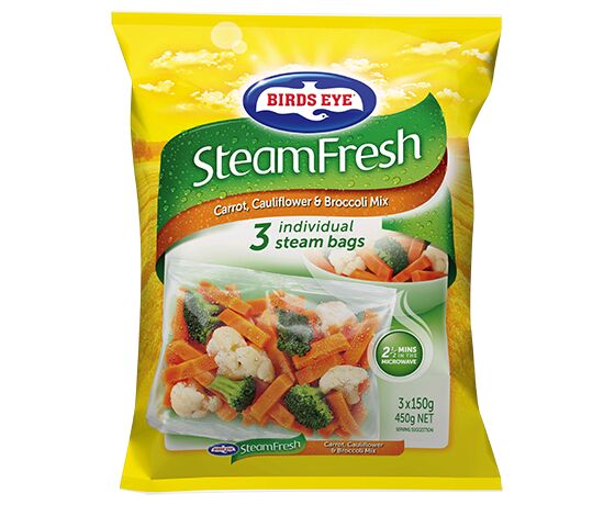 Broccoli**Cauli, Carrot Steam Fresh 12x450gm (VG) (GF)