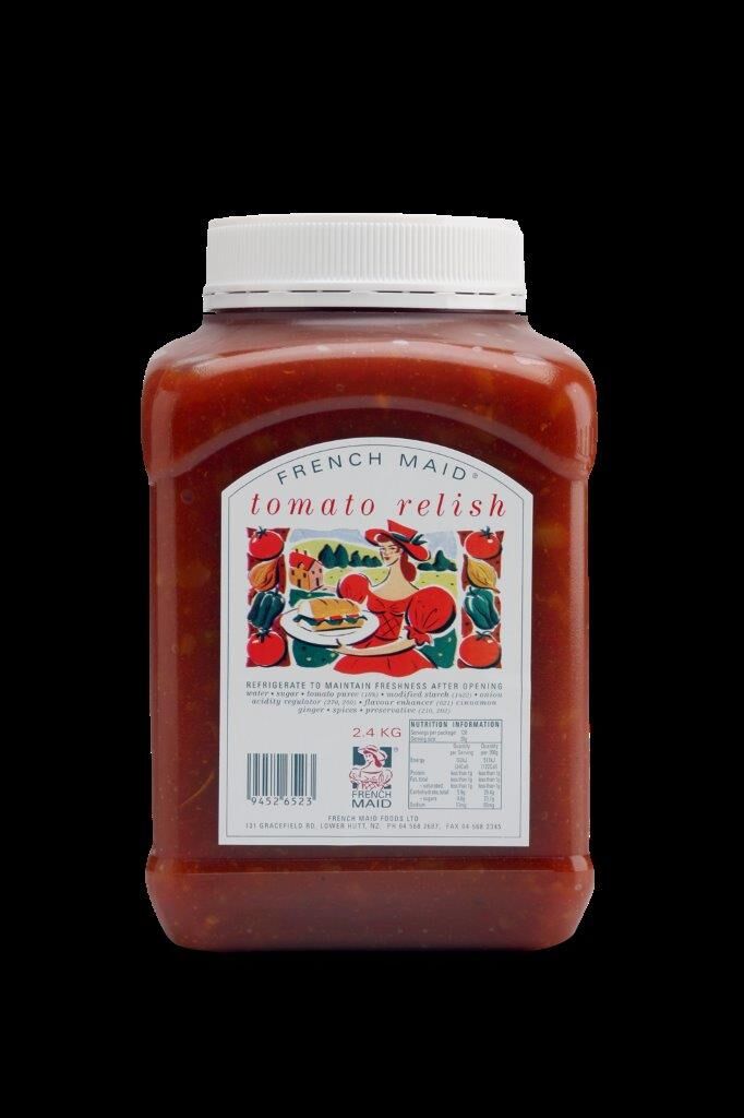 Relish, Tomato 2.4Kg French Maid (VG) (GF) (H)