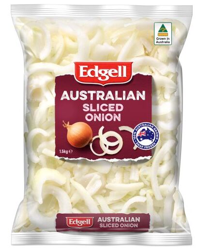 Onions, Sliced Frozen 1.5Kg Edgell (VG) (GF) (H)