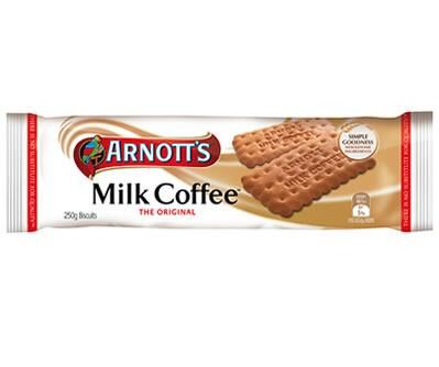 Biscuits** Milk Coffee 16x250g Arnotts