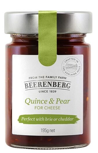 Spread**Quince & Pear For Cheese 8x195gm Beerenberg