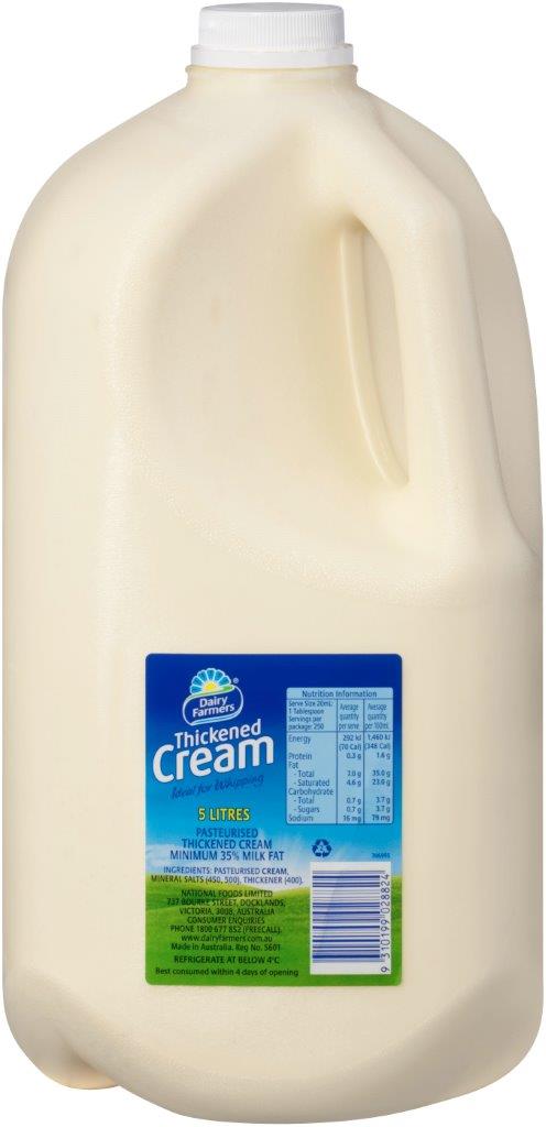 Dairy Farmers Thickened Cream 35% Milk Fat