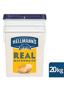 Mayonnaise, Real 20kg Hellmanns Gluten Free (H) (GF)