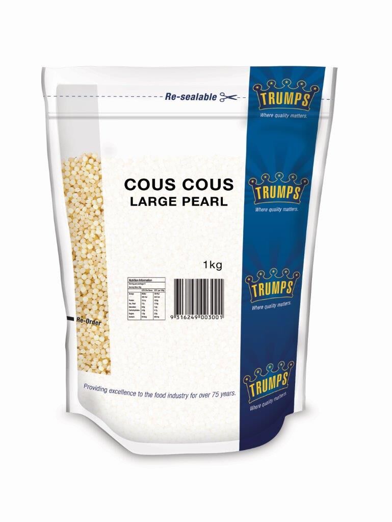 Cous Cous, Large Pearl 1kg Trumps