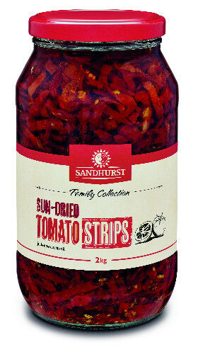 Tomatoes, Sundried Strips 2kg Sandhurst (VG) (GF) (H)