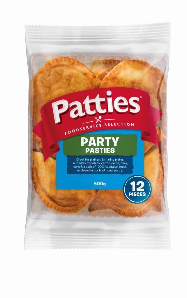 Pasties, Party 72x42gm Patties