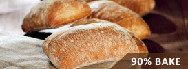 Laurent Bakery Sandwich Ciabatta Stone-Baked 90%