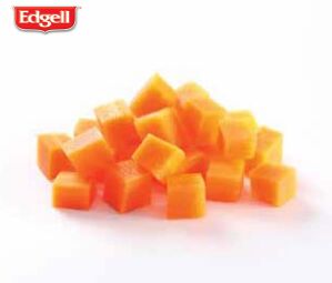 Carrots, Frozen Diced 2Kg Edgell (VG) (GF) (H)