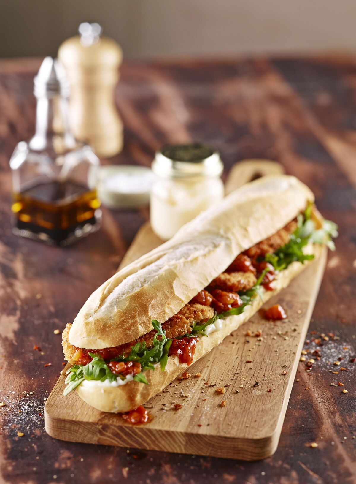 SB 9615 Gourmet Half Baguette, Fully Baked 40x130gm Speedibake (VG) (H)