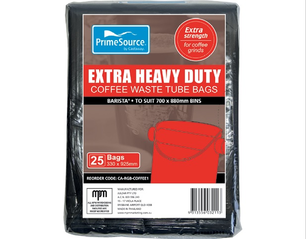 PrimeSource Extra Heavy Duty Coffee Waste Tube Bags
