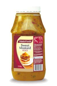 Pickles, Sweet Mustard 2.6Kg Masterfoods