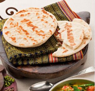 Bread**Garlic Naan 32x70gm Carton Rosita (VG) (H)