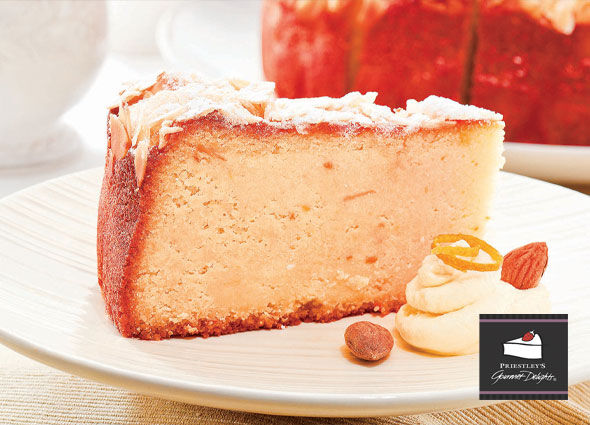 Cake, 1-258 Orange and Almond (16 portions) Priestley’s (GF) (H)