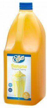 Milk Flavour, Banana Topping 3lt Edlyn (GF) (H)