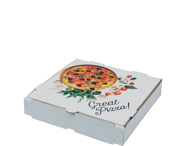 Pizza Box 9″ White (50) Castaway