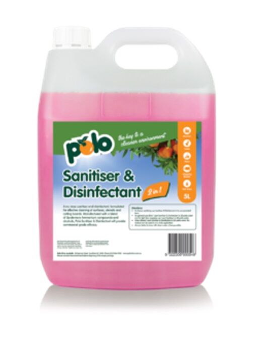 Disinfectant, Sanitiser 2 in 1 5L Polo