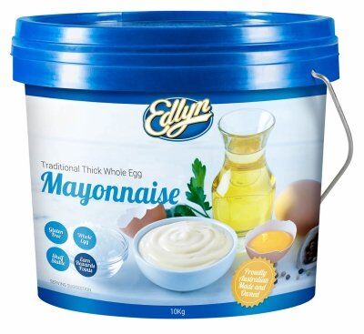 Mayonnaise,Trad Thick Whole Egg 10Kg Edlyn(GF)(H)
