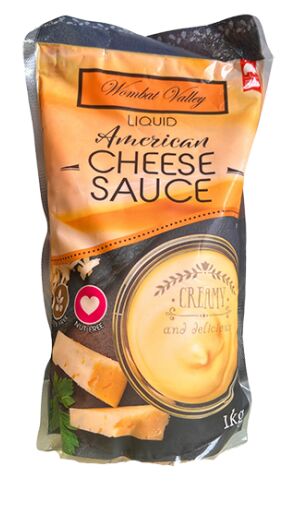 Sauce, Liquid American Cheddar 1kg Wombat Valley (GF)