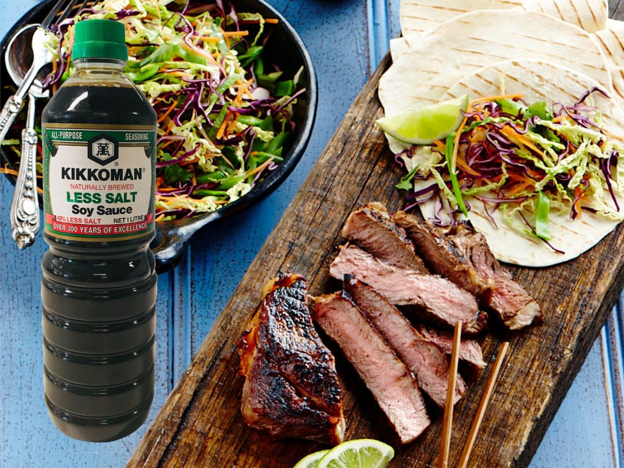 Kikkoman Soy Sauce 43% Less Salt