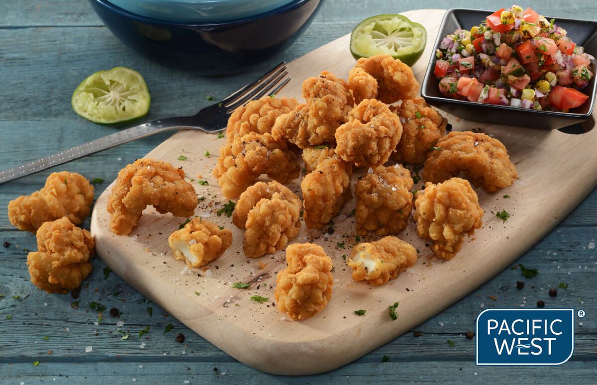 Squid Curls, Salt and Pepper Crumbed 1Kg Pacific West (I)