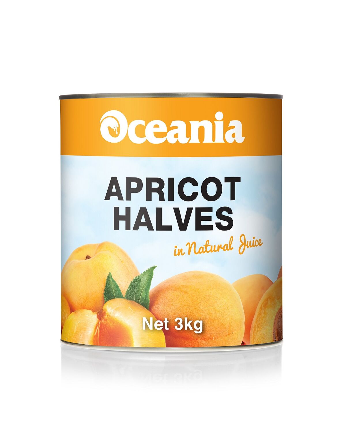 Apricot Halves in Juice 3Kg Oceania (VG) (GF)