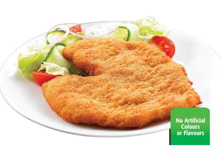 Chicken Schnitzel, Breast Bistro 30x190gm Inghams