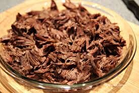 Beef, Pulled 1kg FROZEN Hans (12841) (GF)