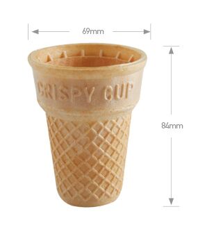 Ice Cream**Large Cup Cones (Crispy) (256) Altimate (VG) (H)