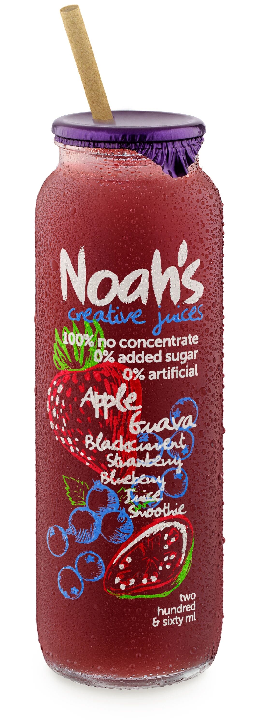 Juice, Noah’s Red Smoothie 12x260ml (pink box)