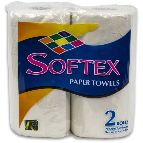 Softex Paper Towels 2-Ply Perforated