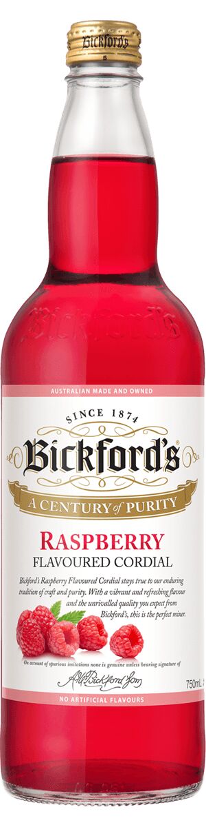 Cordial, Raspberry 12x750ml Bickfords
