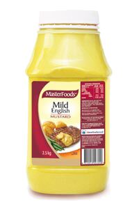 Mustard, Mild English 2.5Kg Masterfoods