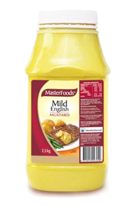 Mustard, Mild English 2.5Kg Masterfoods