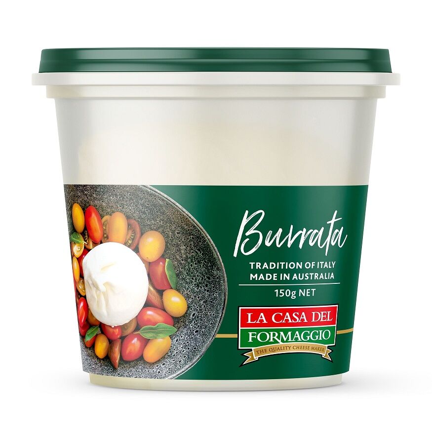 Cheese Burrata 150gm INNER La Casa Del Formaggio (GF)