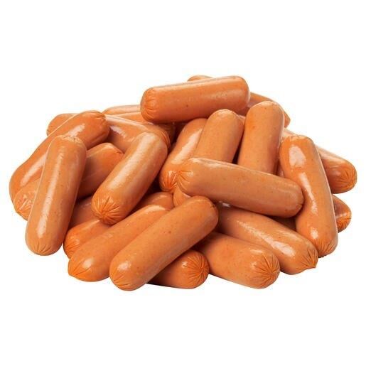 Frankfurts, Skinless Cocktail 2.5Kg Dons (43212)