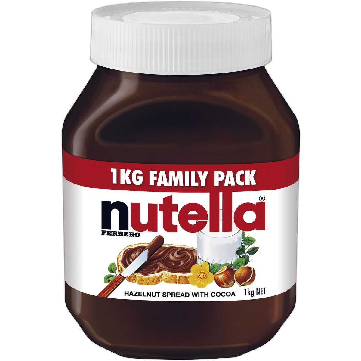 Nutella, 1Kg Jar (GF) (H)