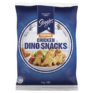 Steggles Chicken Dino Snacks Tempura