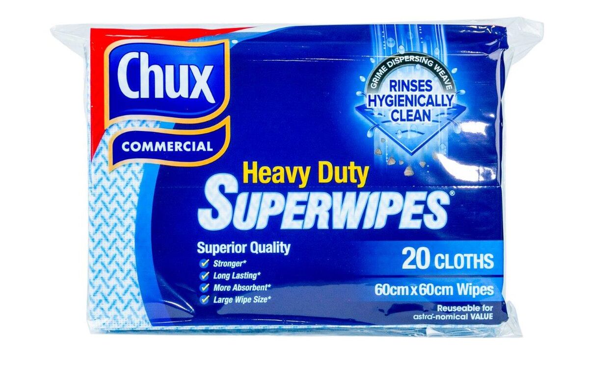 Cloth, Heavy Duty Blue (20) Chux 09887 60cmx60cm