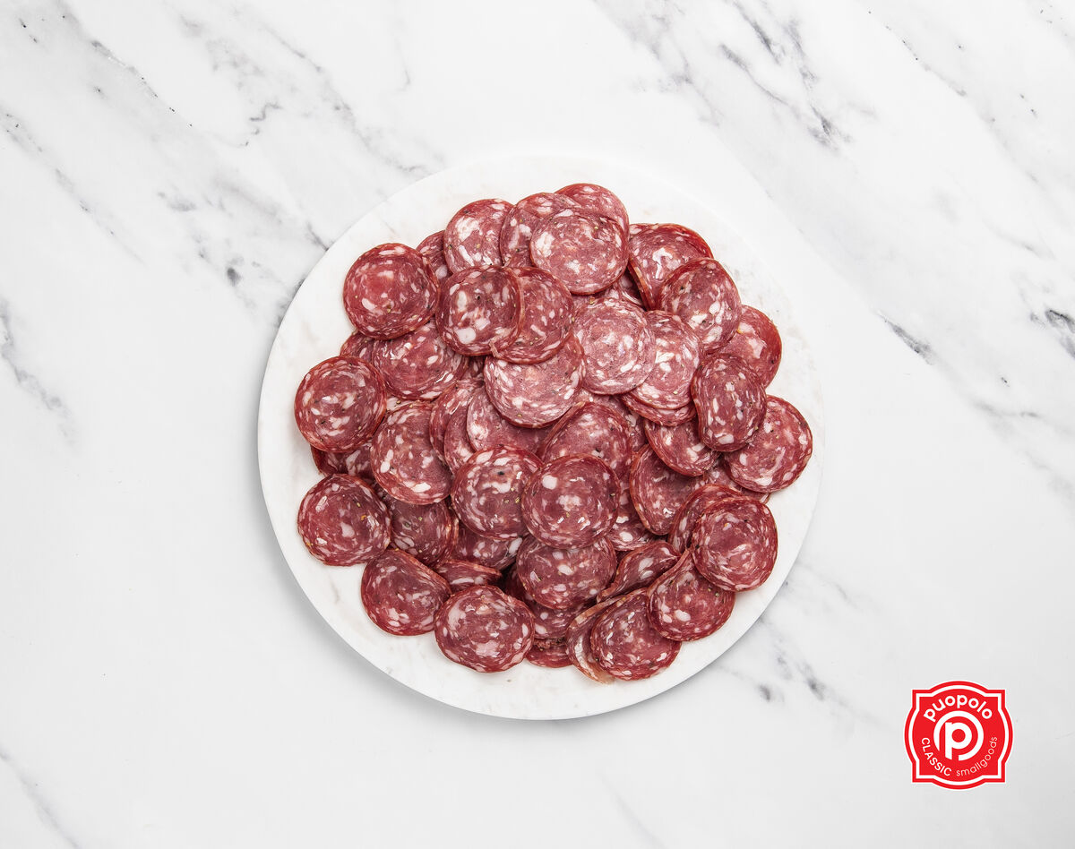 Pepperoni, Hot Sliced 2.5kg Puopolo (GF)
