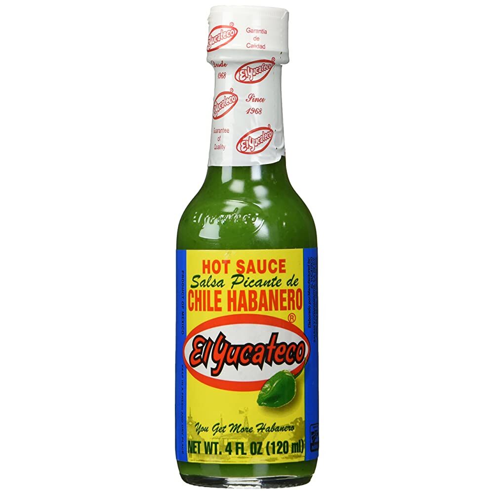 Sauce, Habanero Green 12x120ml El Yucateco Carton (VG) (GF)