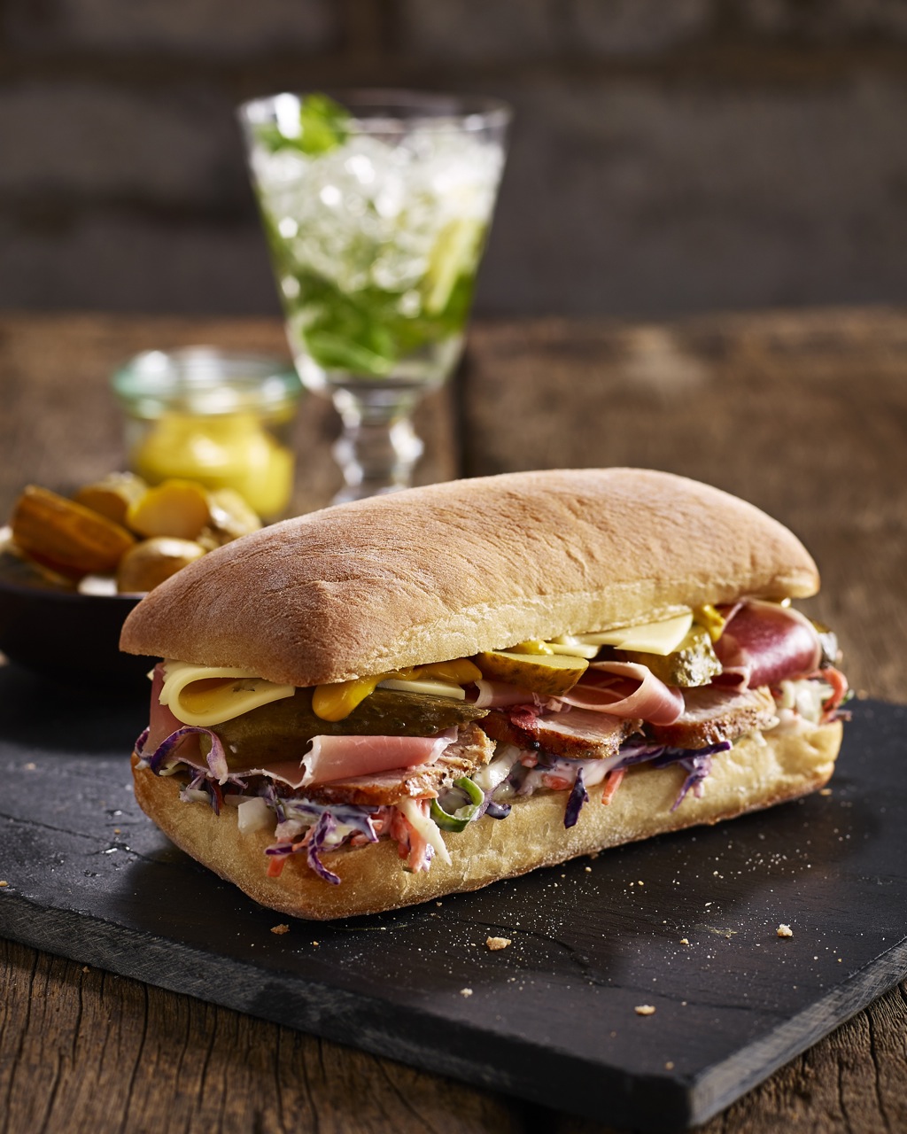 Speedibake Panini Lunch Roll (Vegan & Halal)