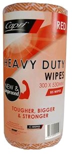 Capri Heavy Duty Wipes Red