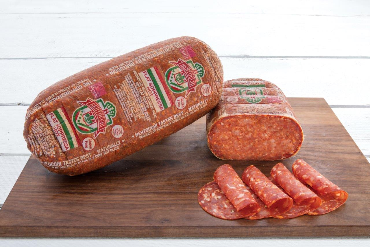 Bertocchi Sopressa Salami Flat Hot
