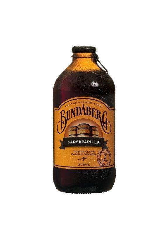 Drink, Sarsparilla 12x375ml Bundaberg