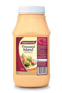Dressing, Thousand Island 2.5Kg Masterfoods
