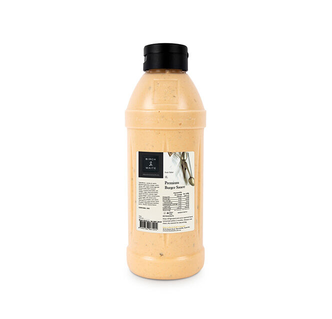Sauce, Burger Premium 1L Squeeze Birch & Waite (GF) (H)