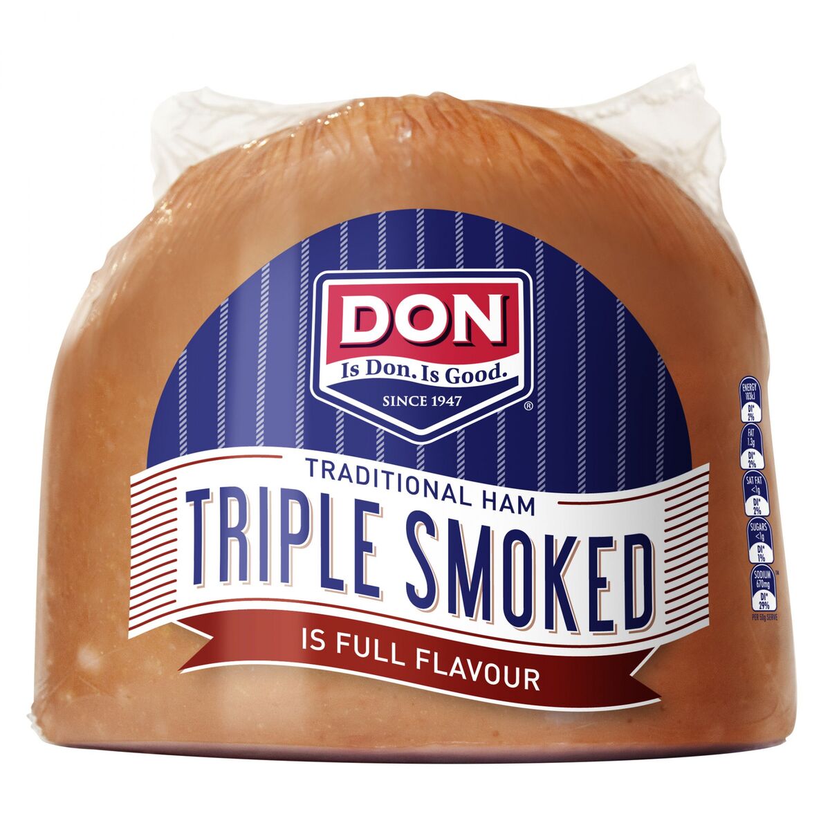 Ham, Leg Triple Smoked Random Weight Dons (60234) (GF)