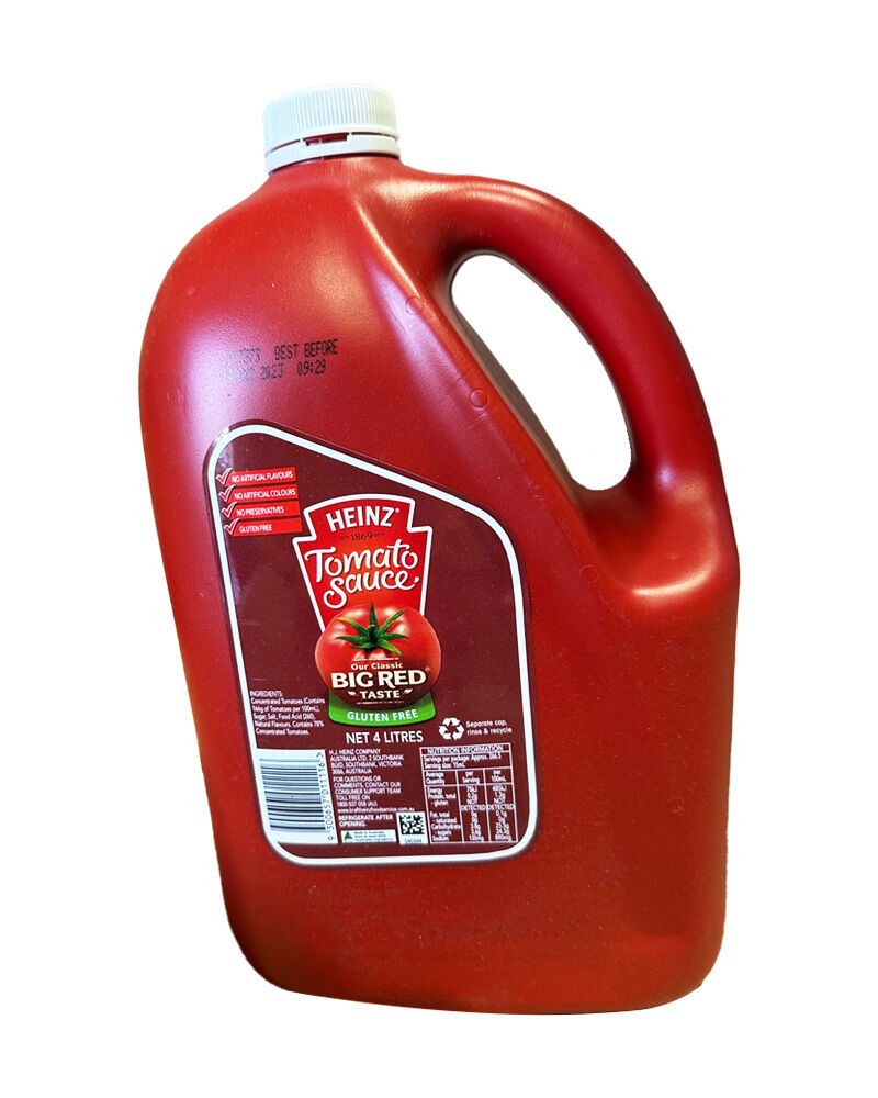 Sauce, Tomato G/Free 4Lt Heinz (GF)